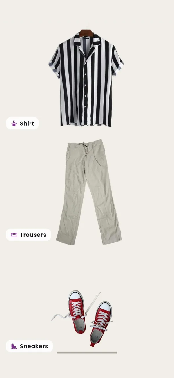 Outfit ideas in the Blalo app