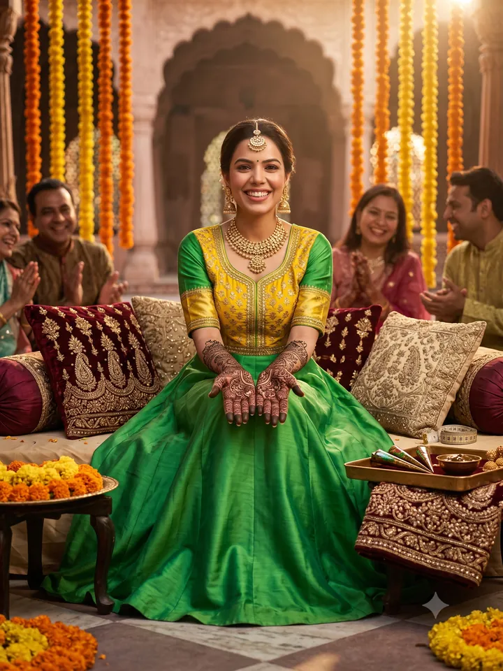 Mehendi look